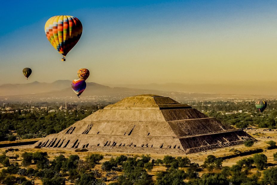 Teotihuacan Pyramids By Balloon Mexico City