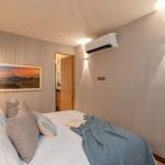Bedroom with air conditioner