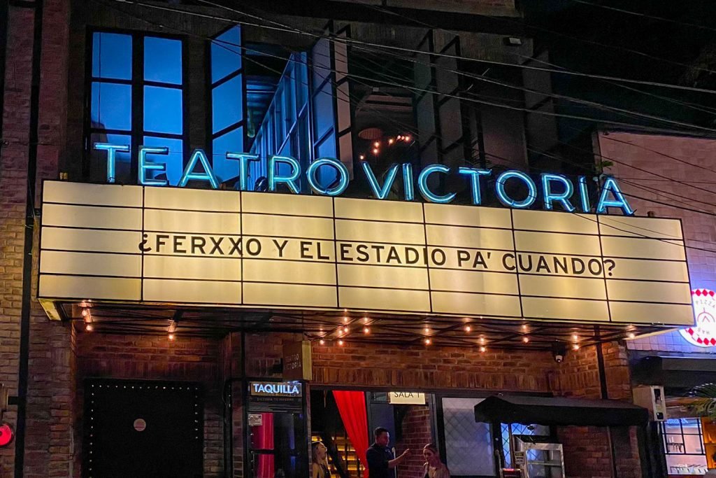 Teatro Victoria bar in Medellin