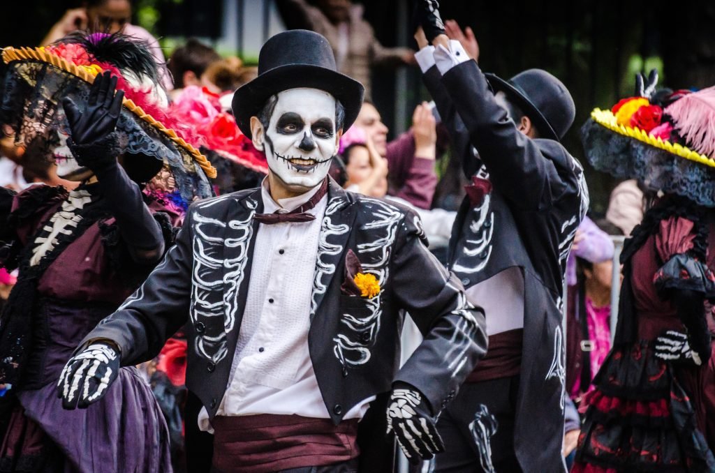 dia de muertos celebration in mexico city