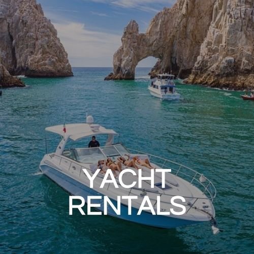 Private yacht charter in Cabo San Lucas near El Arco and Land's End