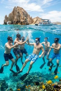Scuba diving tour in Cabo San Lucas exploring vibrant marine life and underwater reefs